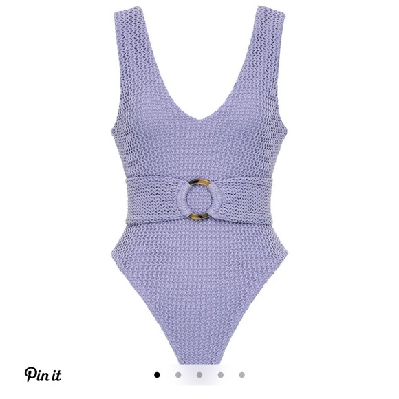 Montce Lavender Crochet Kim One-Piece - Picture 10 of 10